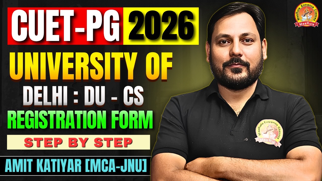 CUET PG 2026 | Registration Form Out Now | Step by Step Guide #cuetpg #mca #msc