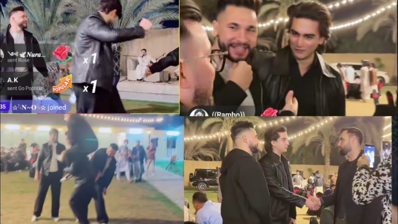Waliullah sahibzada 👑 TikTok live in sharjah program singer shah farooq ♥️🌹💯