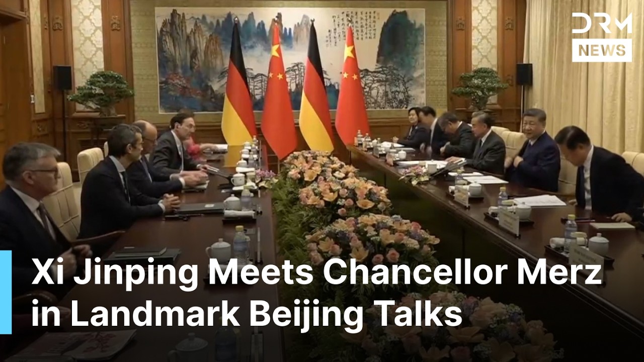 FULL MEETING: Xi Jinping Meets German Chancellor Merz in Landmark Beijing Talks | AC1B