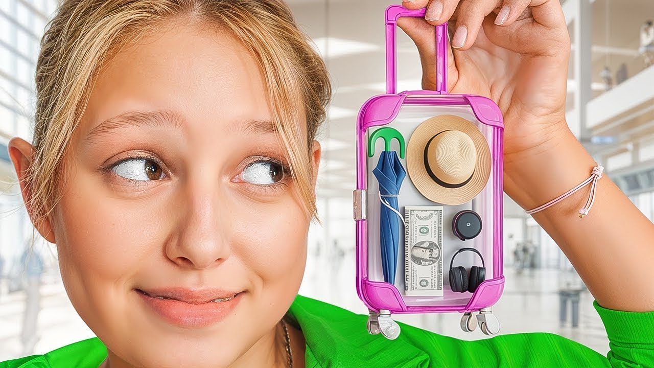 24 GODZINY z Najmniejszą Walizką na Świecie👗👜 Wyzwanie 😂