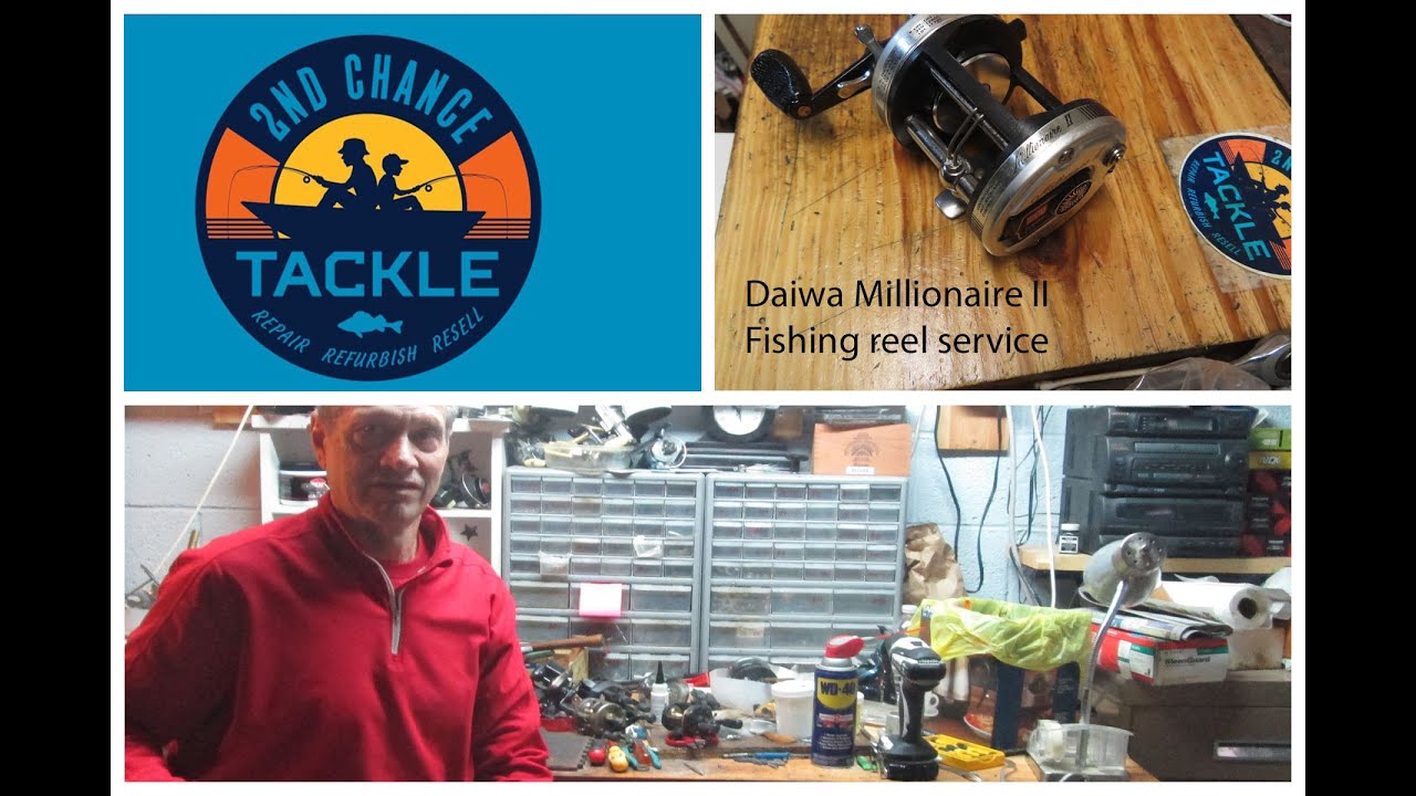 Daiwa Millionaire II fishing reel how to take apart and service