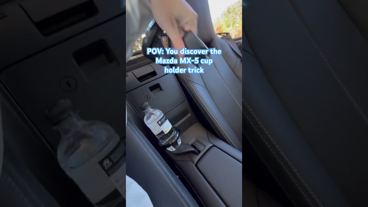 Did you know about this handy MX-5 cup holder trick? 