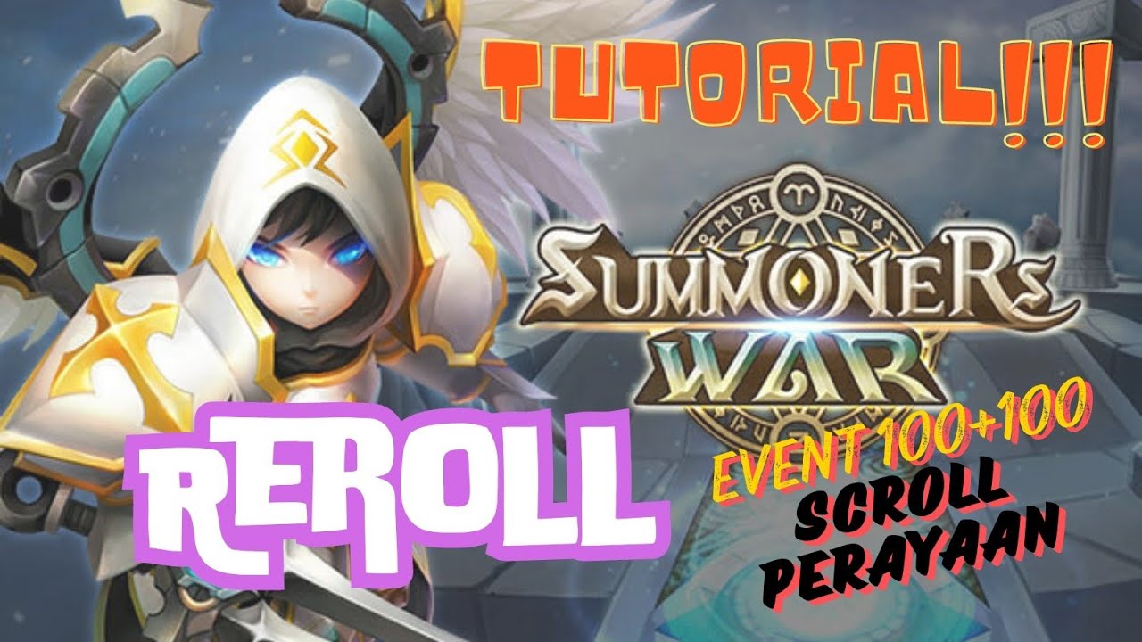 SUMMONERS WAR - Tutorial Reroll EVENT 100+100