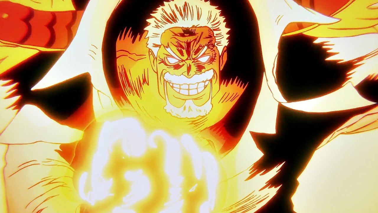 Garp destroys whole Island with Galaxy Impact | One Piece Edit