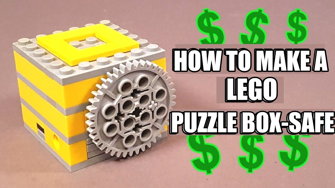 HOW TO MAKE a LEGO PUZZLE BOX - SAFE / LEGO TUTORIAL