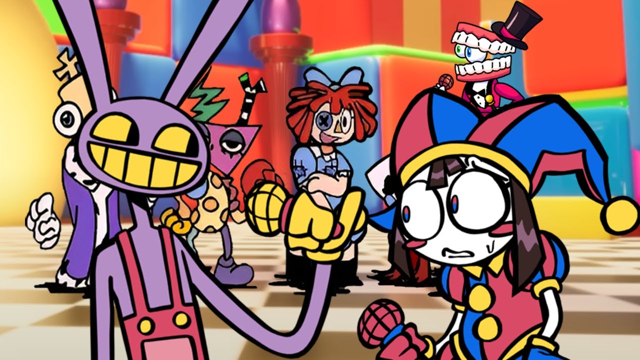 Catfight But Jax & Pomni Sing It (FNF The Amazing Digital Circus) - [UTAU Cover]