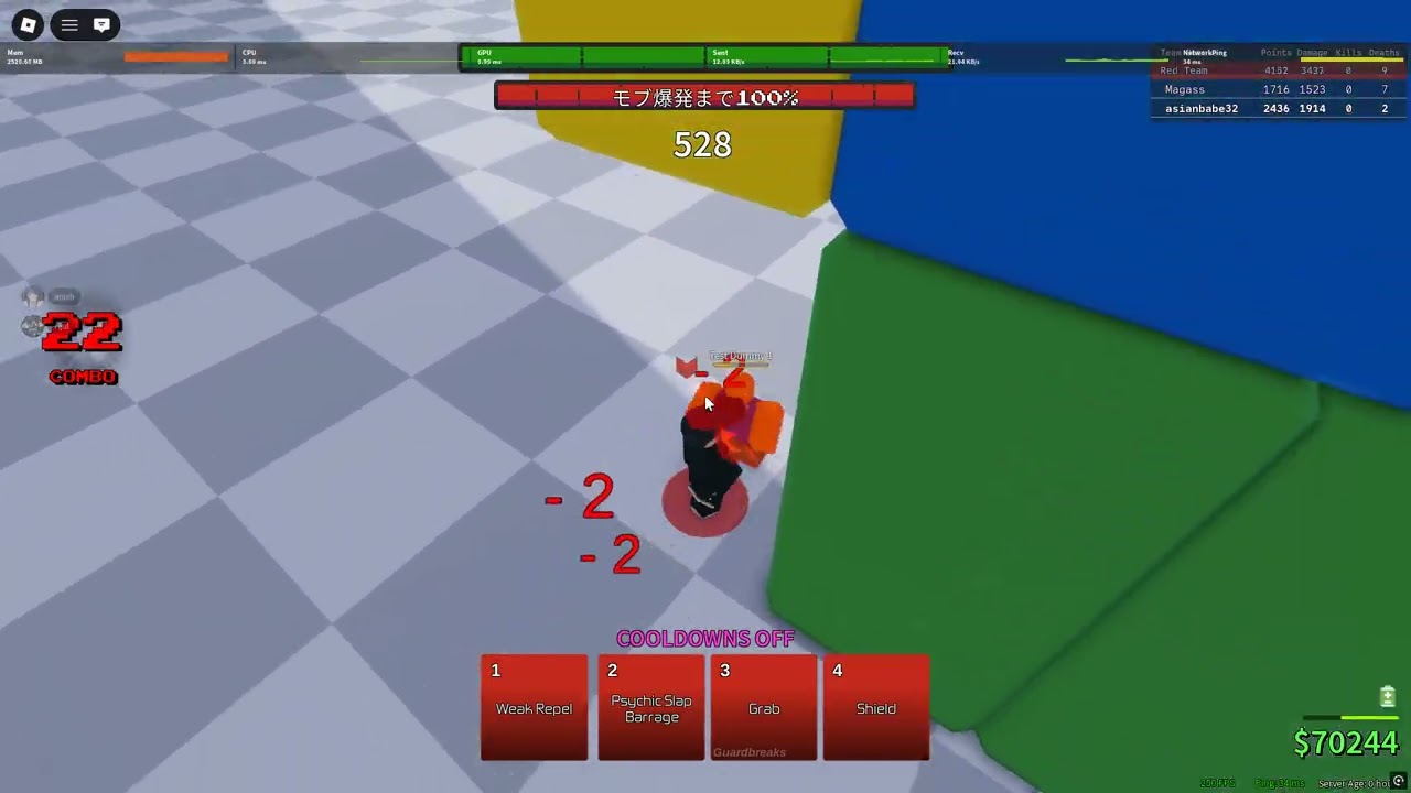 ABA Mob 120-0 Weak Repel Tech FULL RED