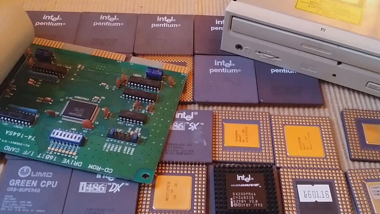 Jak zainstalować CD-ROM w starym komputerze 286i ,386i,486i, MITSUMI FX001D1