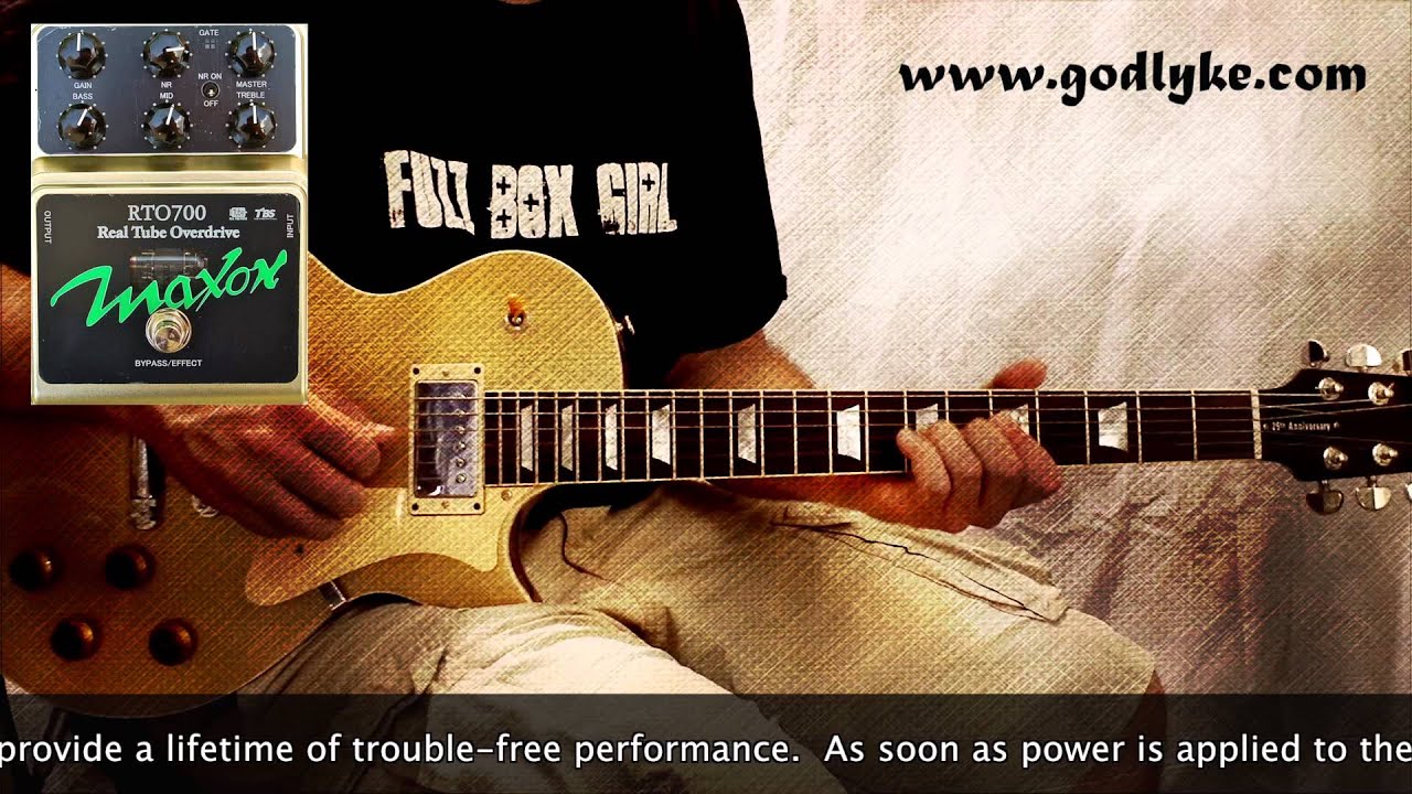 Maxon FX RTO700 Real Tube Overdrive