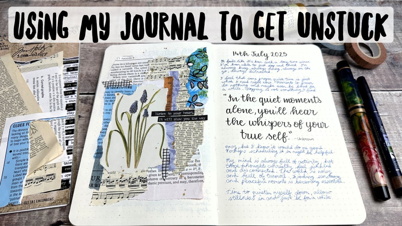 Using My Journal to get Unstuck