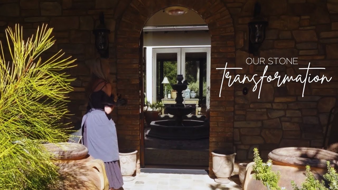 Slowly transforming our home into a European Farmhouse | Stone floor build
