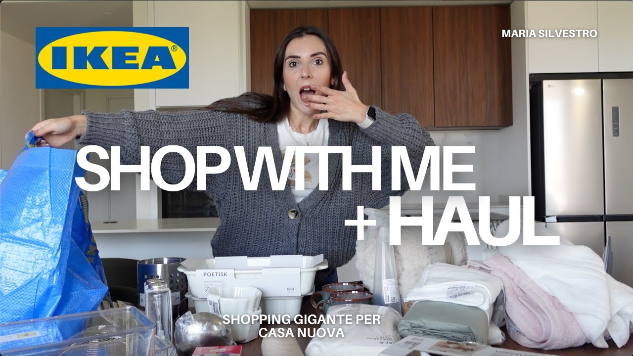 SHOP WITH ME & MEGA HAUL IKEA | tutti gli acquisti fatti da ikea per casa nuova | maria silvestro