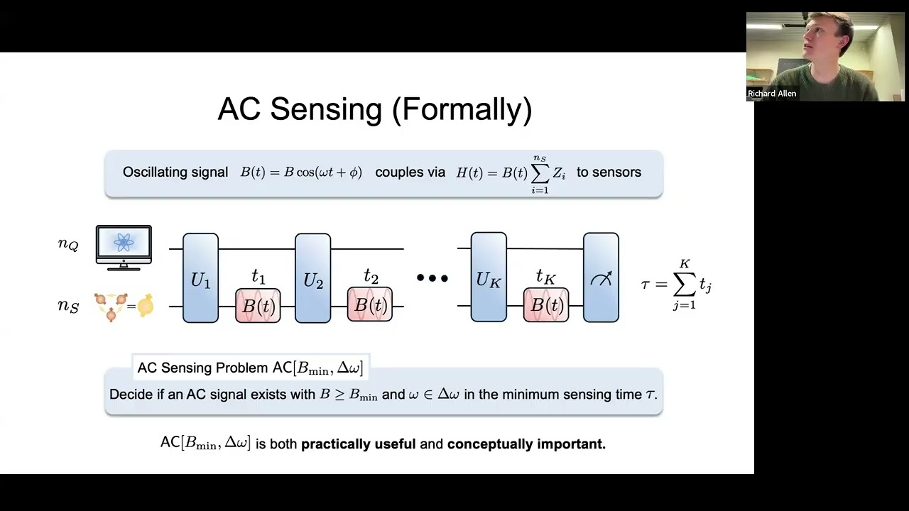 Quantum computing enhanced sensing