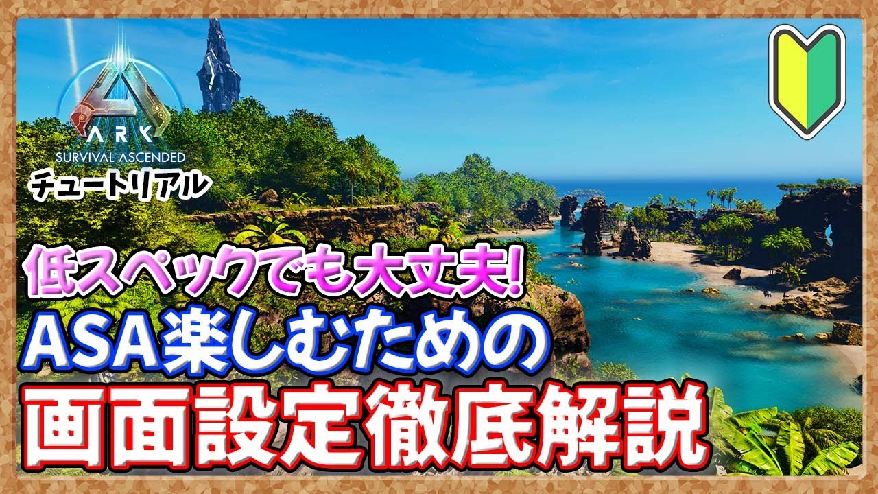 【ASA:ﾁｭｰﾄﾘｱﾙ】低スペックでも大丈夫！ASAを楽しむ画面設定徹底解説【公式対応】