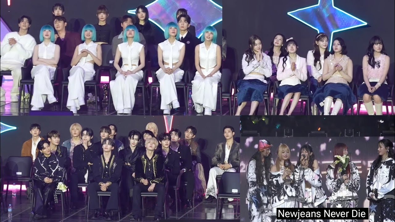 Idols react to Newjeans Speech KGMA 2024 ft. Taemin, (G)I-DLE, QWER, ZEROBASEONE