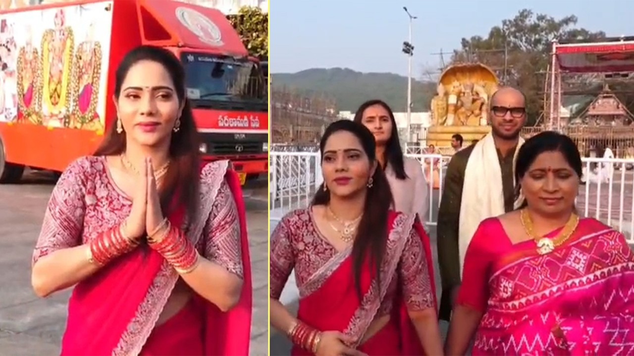 Mithra Sharma with Family at Tirumala | Divine Darshan Moments at Tirumala Venkateswara Temple