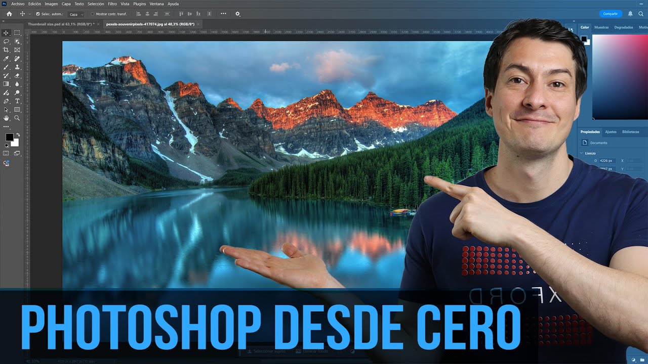 CURSO DE PHOTOSHOP DESDE CERO: Todo lo que necesitas saber de Adobe Photoshop | Parte 1