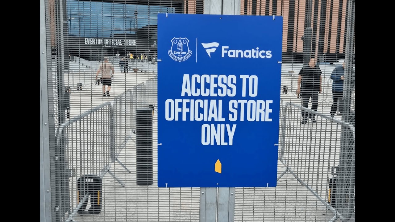Inside Everton's New Store At The Hill Dickinson Stadium
