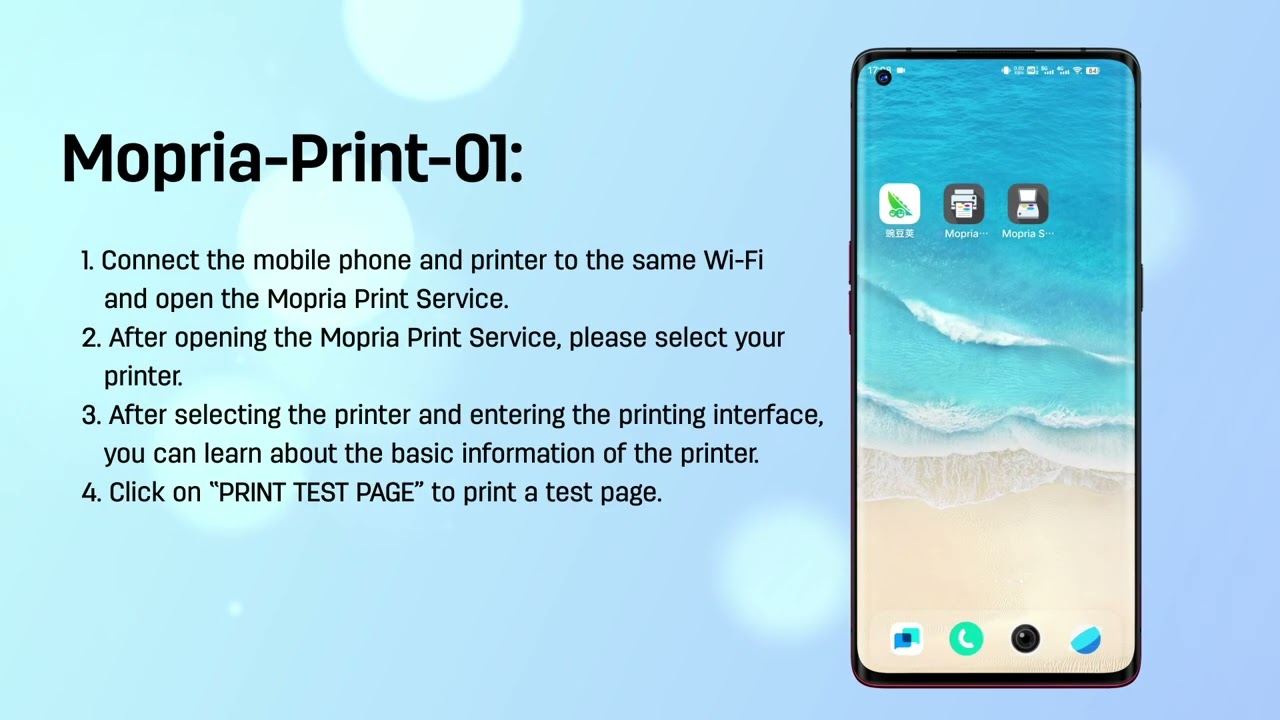 Deli Printer P2500 WiFi Model- Mobile - Mopria