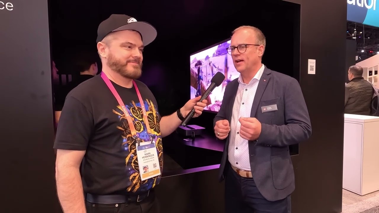 Leica Cine 1 Laser TV UST Projector at CES 2023