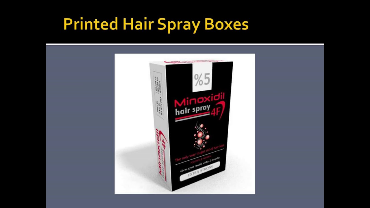 Hair Spray Boxes | Custom Hair Spray Packaging | Cosmetic Boxes