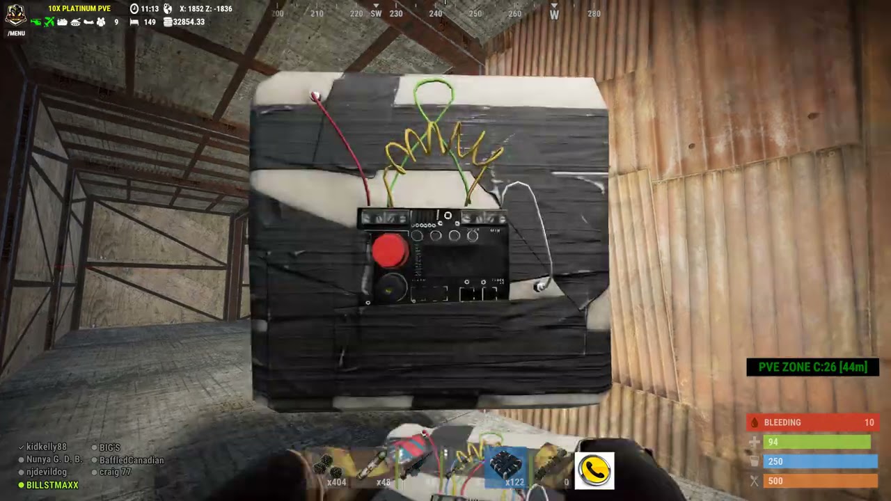 RUST...Let's try the easy, medium, hard and expert raid bases