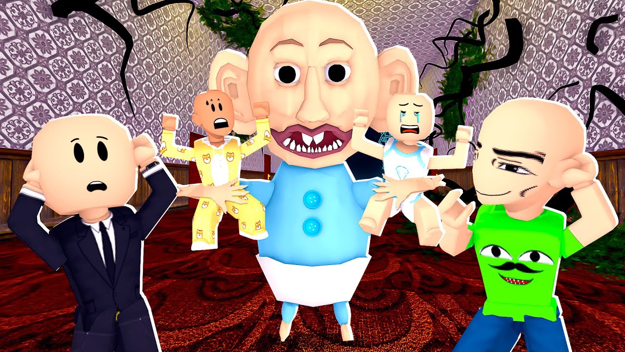 ROBLOX SCARY DOLL CURSE OBBY PART 2 /w BOBBY, JJ, PABLO, AND BOSS BABY | Roblox Funny Moments