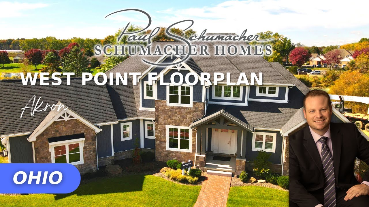 Greater Cleveland, Ohio | Schumacher Homes | 3,718 SF | West Point Model