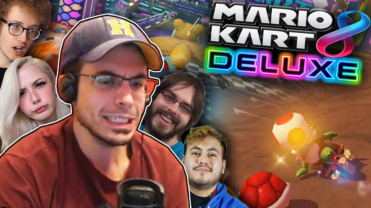 TAKING DOWN THE FANS! (MARIO KART 8 w/ Chilled & Friends)