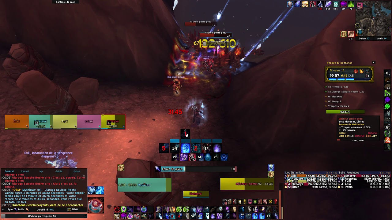 7.3 - Neltharion's Lair Mythic +14 - Frost Mage PoV