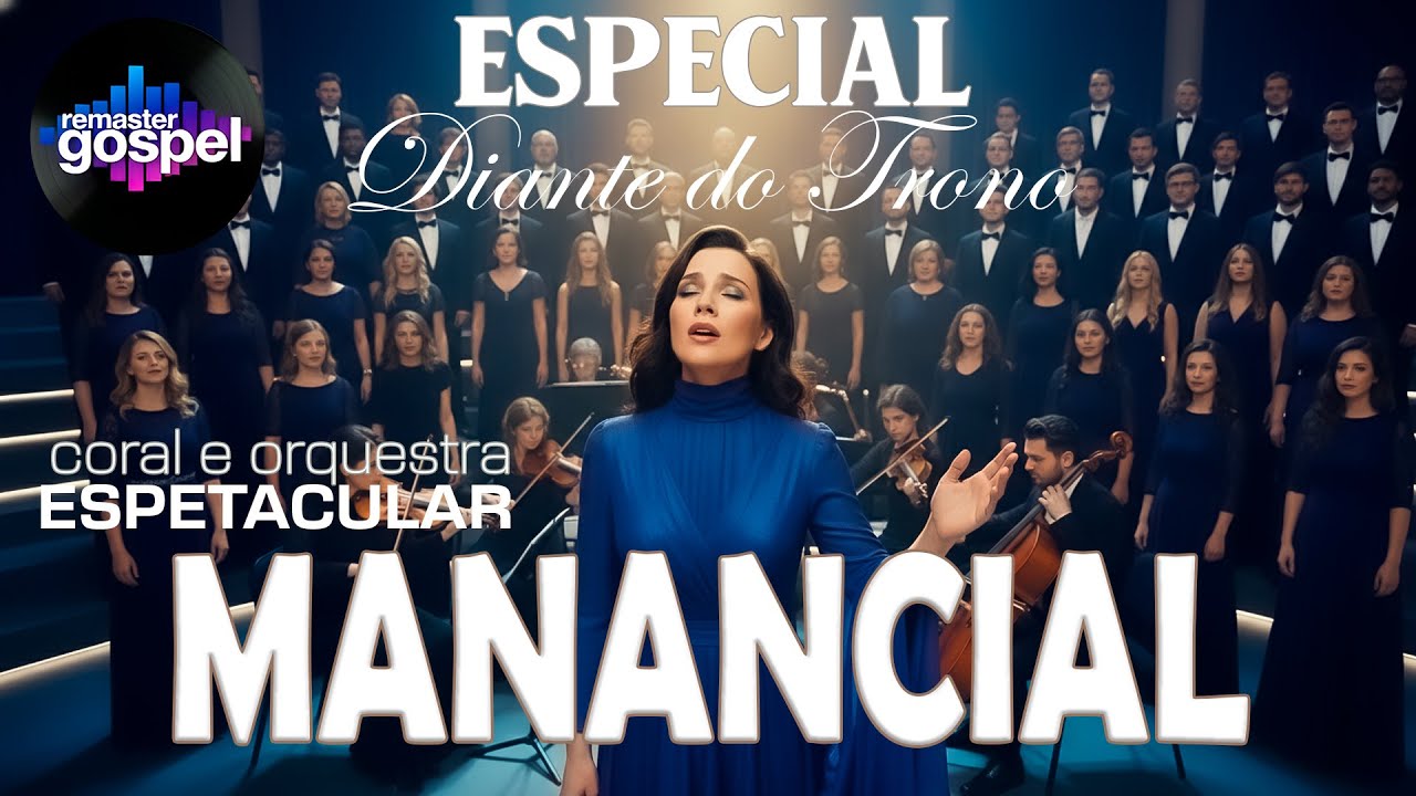 MANANCIAL numa versão EMOCIONANTE com CORAL e ORQUESTRA abrindo nosso especial DIANTE DO TRONO
