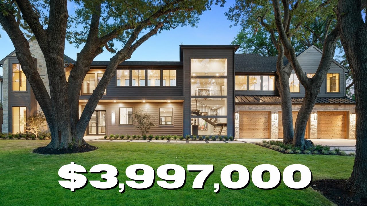TOUR A $3.9M MODERN HOME | Texas Real Estate | Dallas, Tx | Dallas Realtor | Preston Hollow
