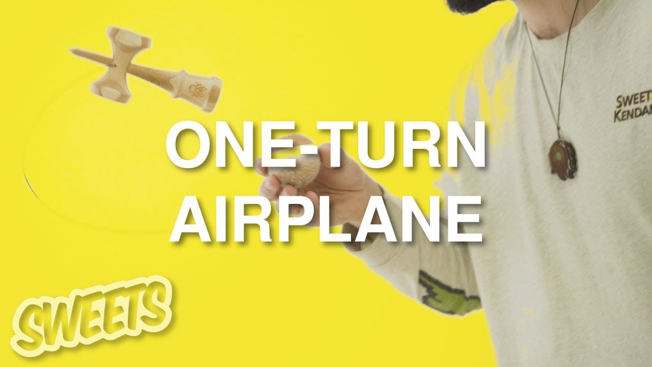 How to ONE-TURN AIRPLANE - Kendama Trick Tutorial - Sweets Kendamas