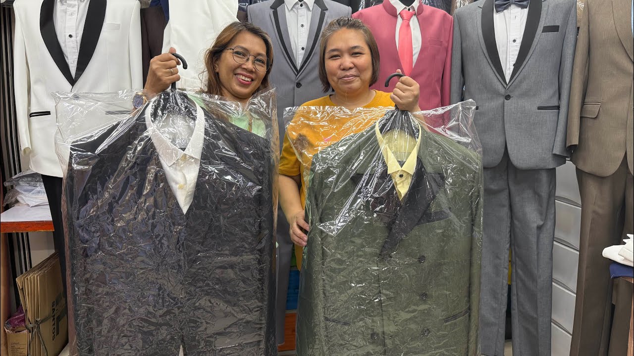 Bespoke 3 piece suits for 150 dollars at L. Santos  Mall 168 divisoria