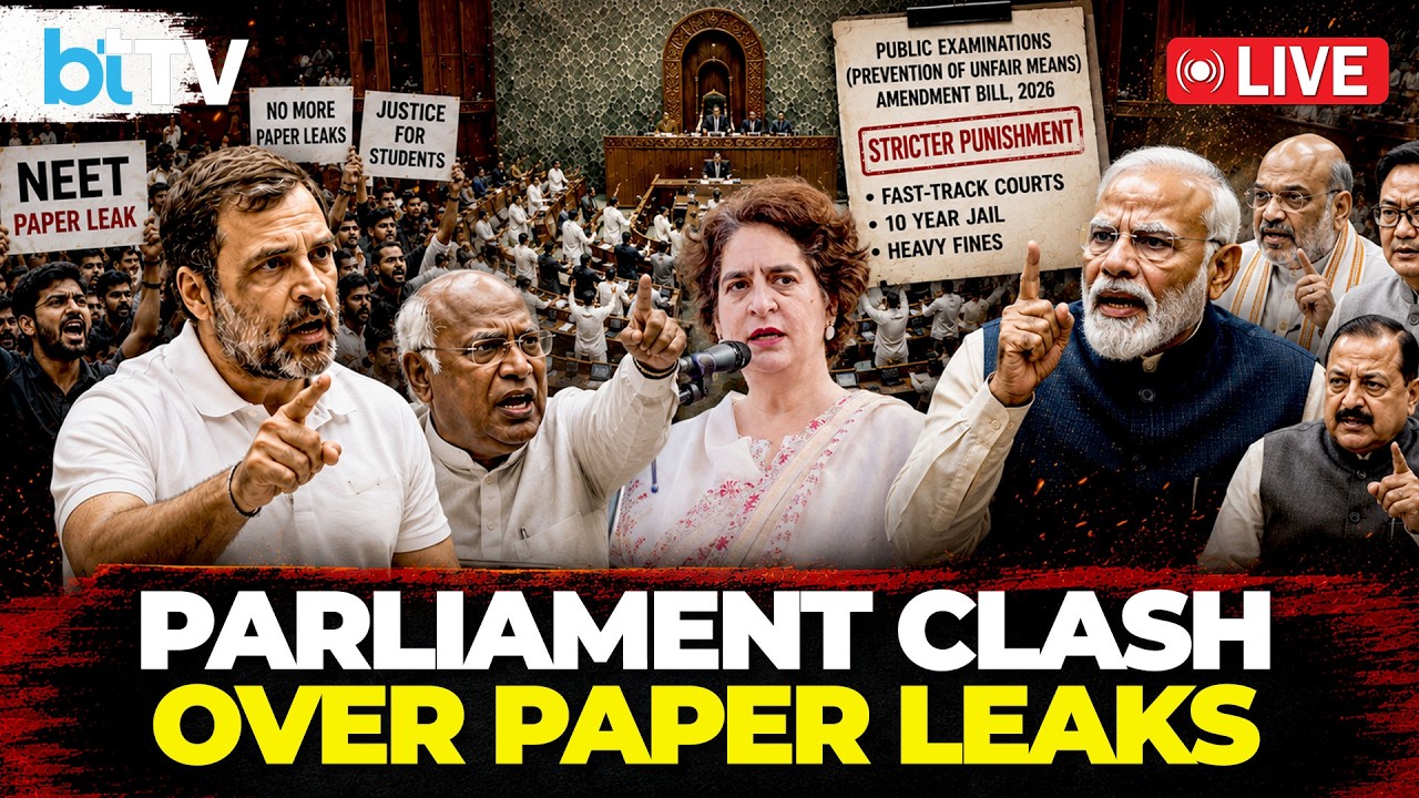 Lok Sabha LIVE: Fierce Debate In Parliament On Anti-Paper Leak Bill  | Rahul Gandhi | PM Modi