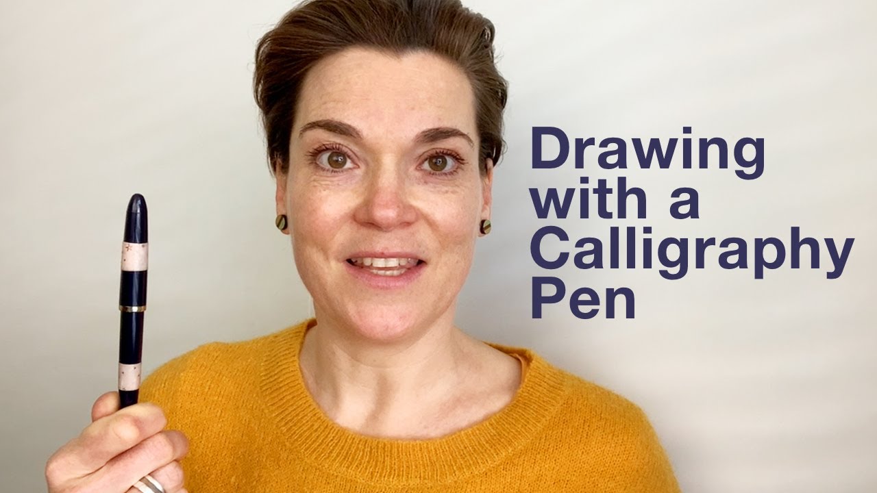 About Drawing with a Calligraphy pen