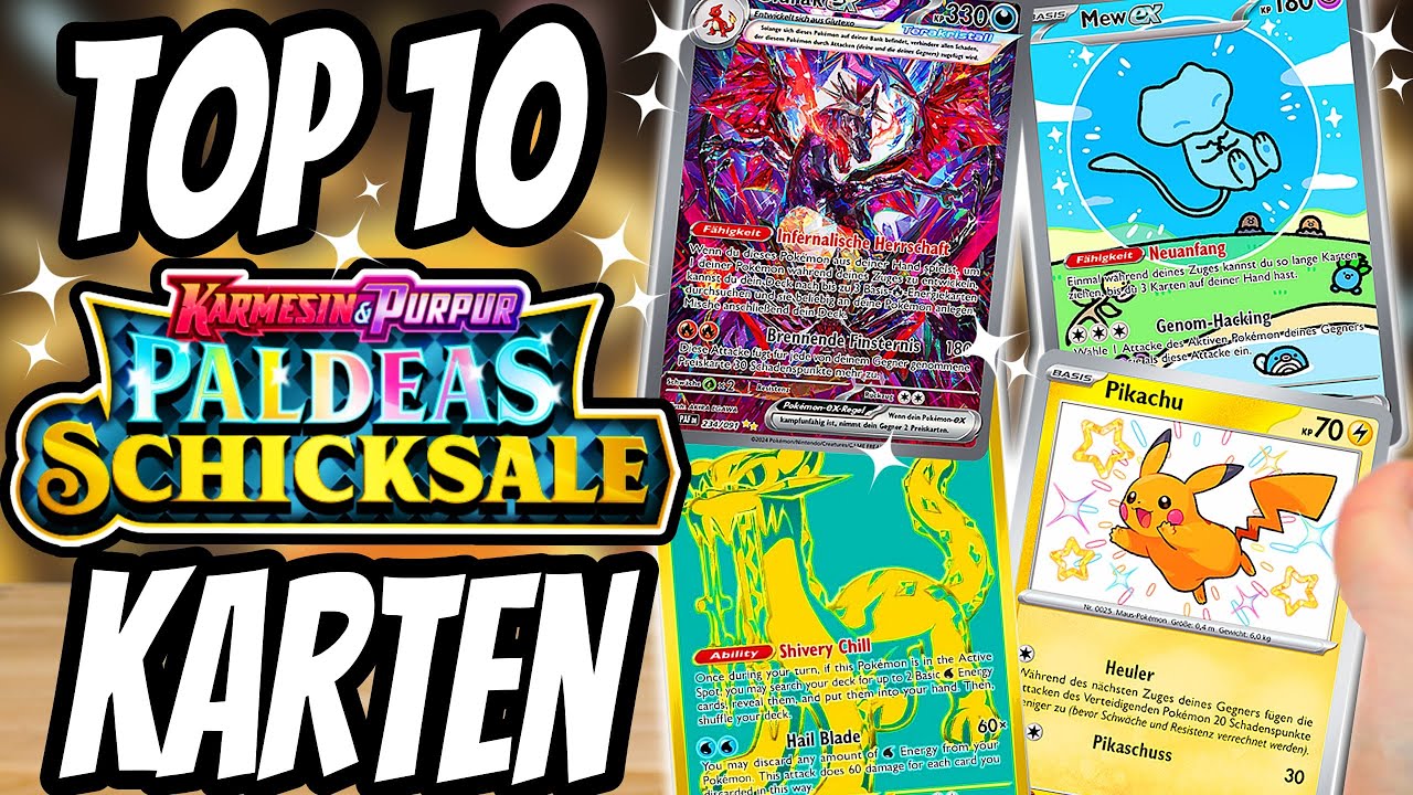 Top 10 Wertvollsten Pokemon Paldeas Schicksale Karten