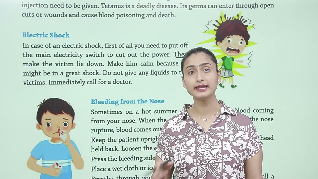 Ch 6 | Safety And First Aid | My Green World | Class 05 | Growing Mind | For children