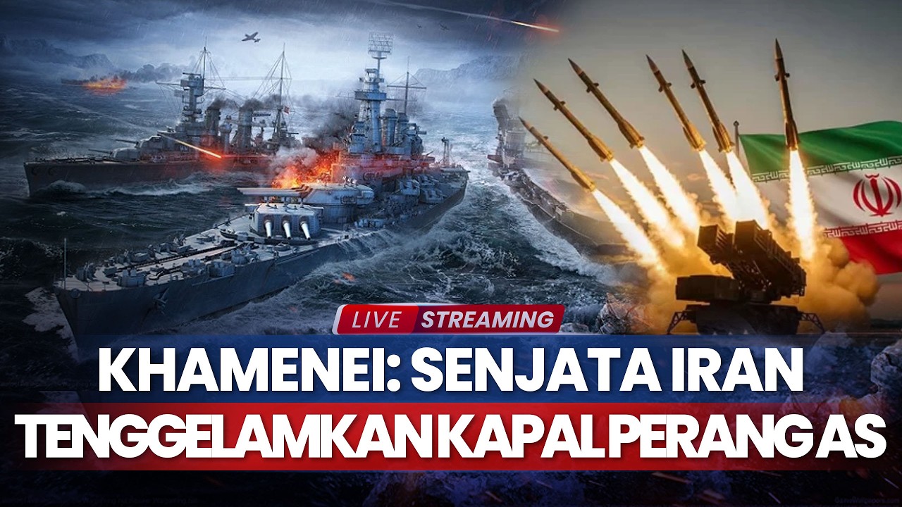 Khamenei: Senjata Iran Bisa Tenggelamkan Kapal Perang AS
