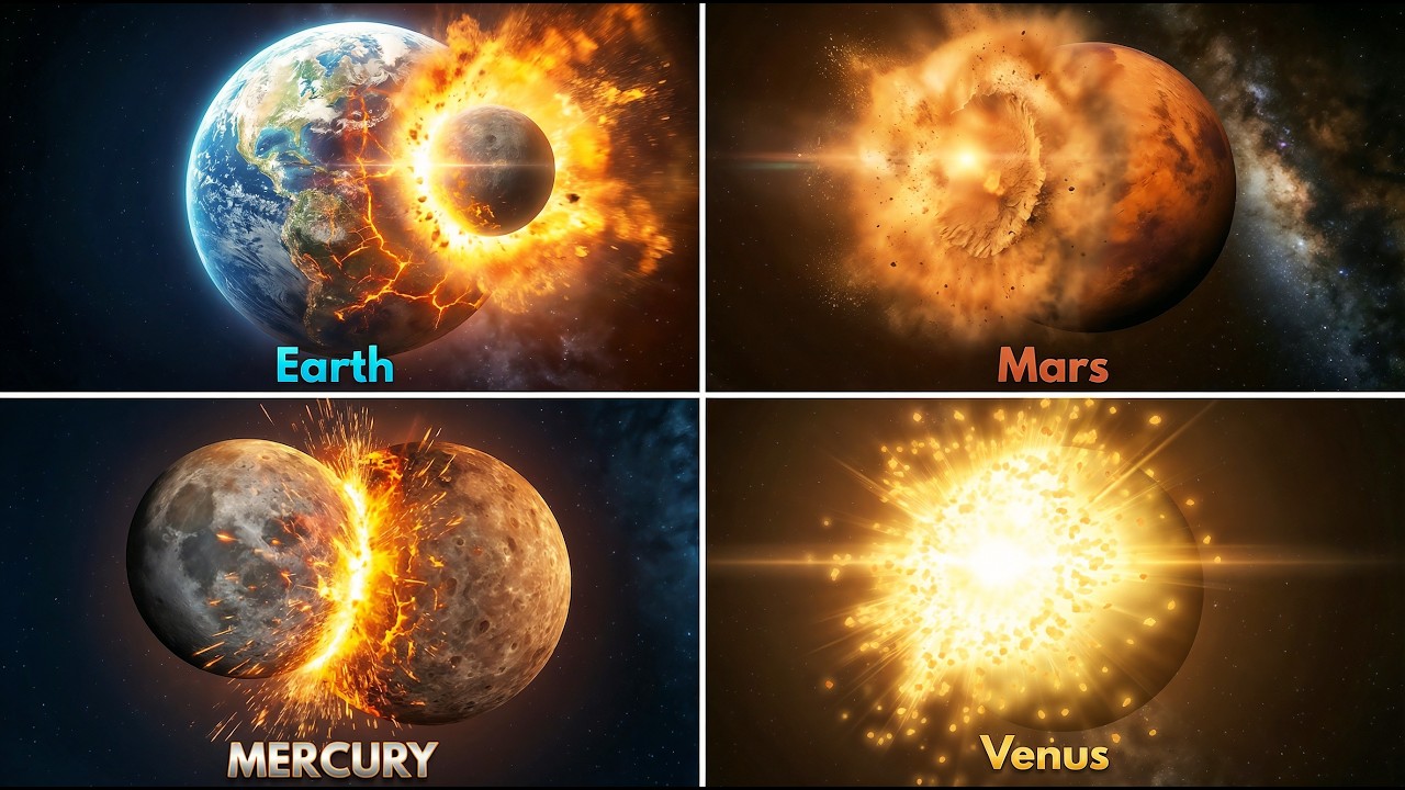 Moon Impact Test | Earth, Mars & Venus | Universe Sandbox