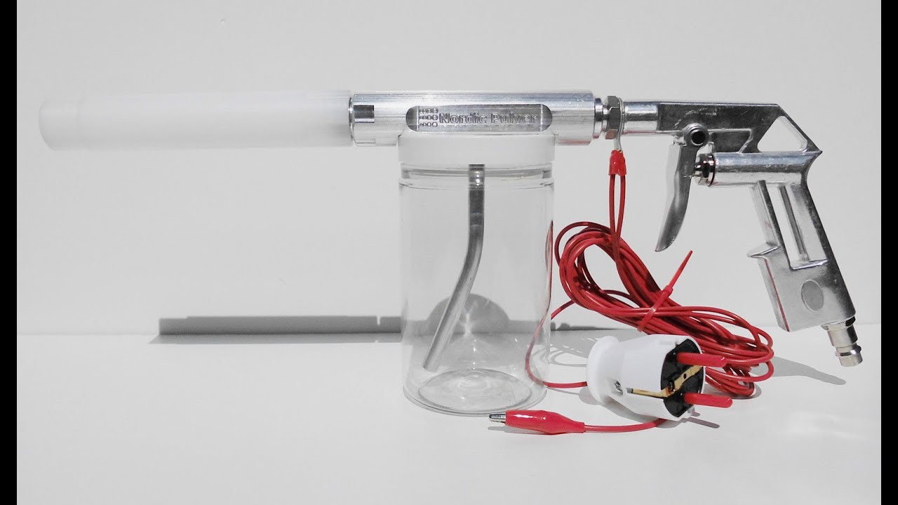 Powder coating with Nordic Pulver NP-11 Powder Coating Gun System || Pulverbeschichtung