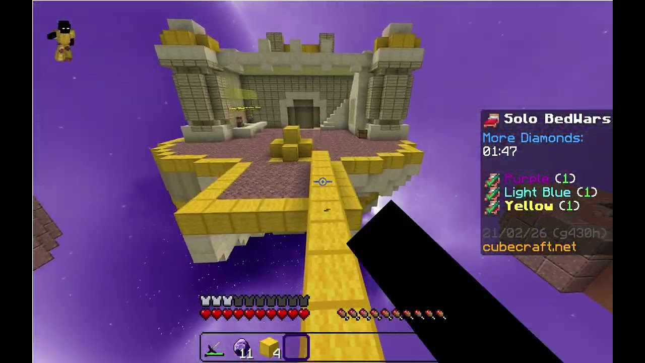 Minecraft BEDWARS on Cubecraft