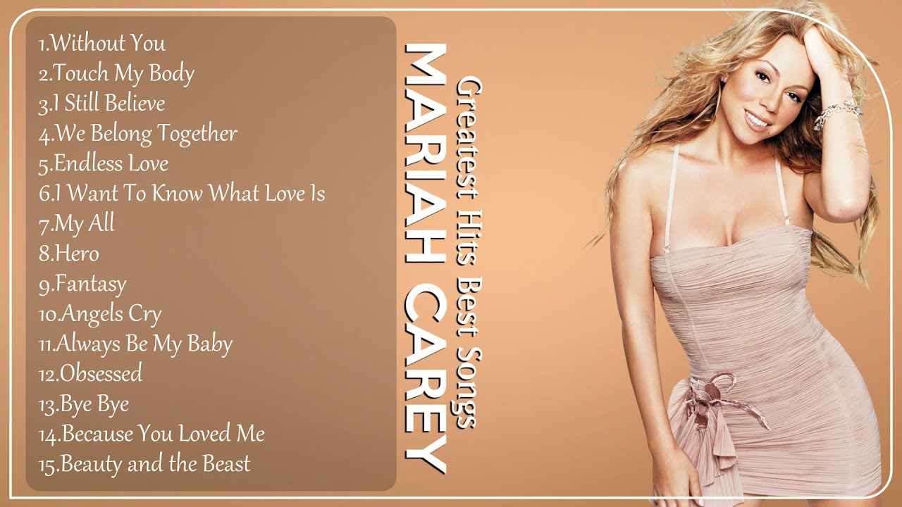 MARIAH CAREY Songs Playlist 2024  ~ The Best Of MARIAH CAREY ~   Greatest Hits Full Album 2024
