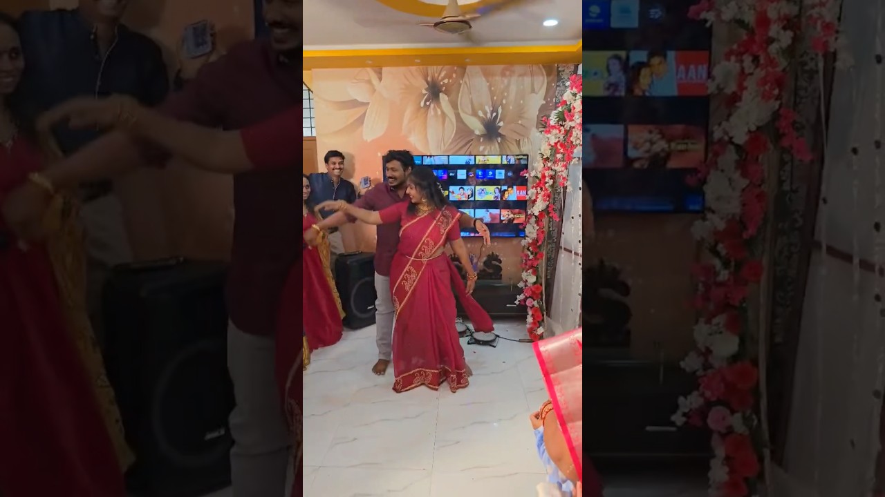 One year ago, surprise dance for my husband on the day of pelli choopulu❤️💃
