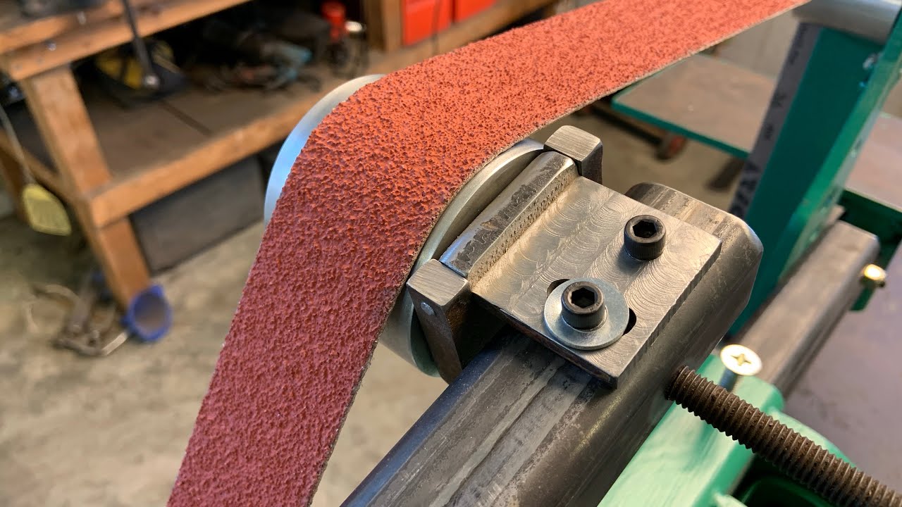 2x72 Grinder Tracking Mechanism Build from Scrap!