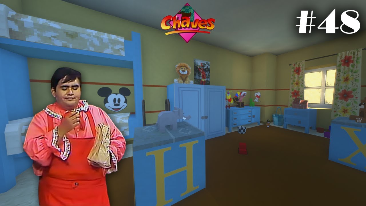 Minecraft Vila do Chaves #048 - Decoração Mansão do Senhor Barriga (PARTE 2)