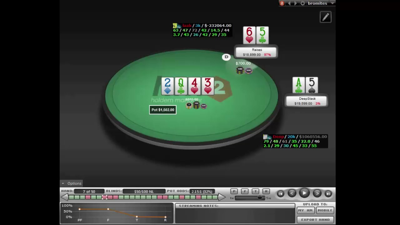 Phil Laak vs Deepstack Poker AI - 50 biggest pots - Insane play