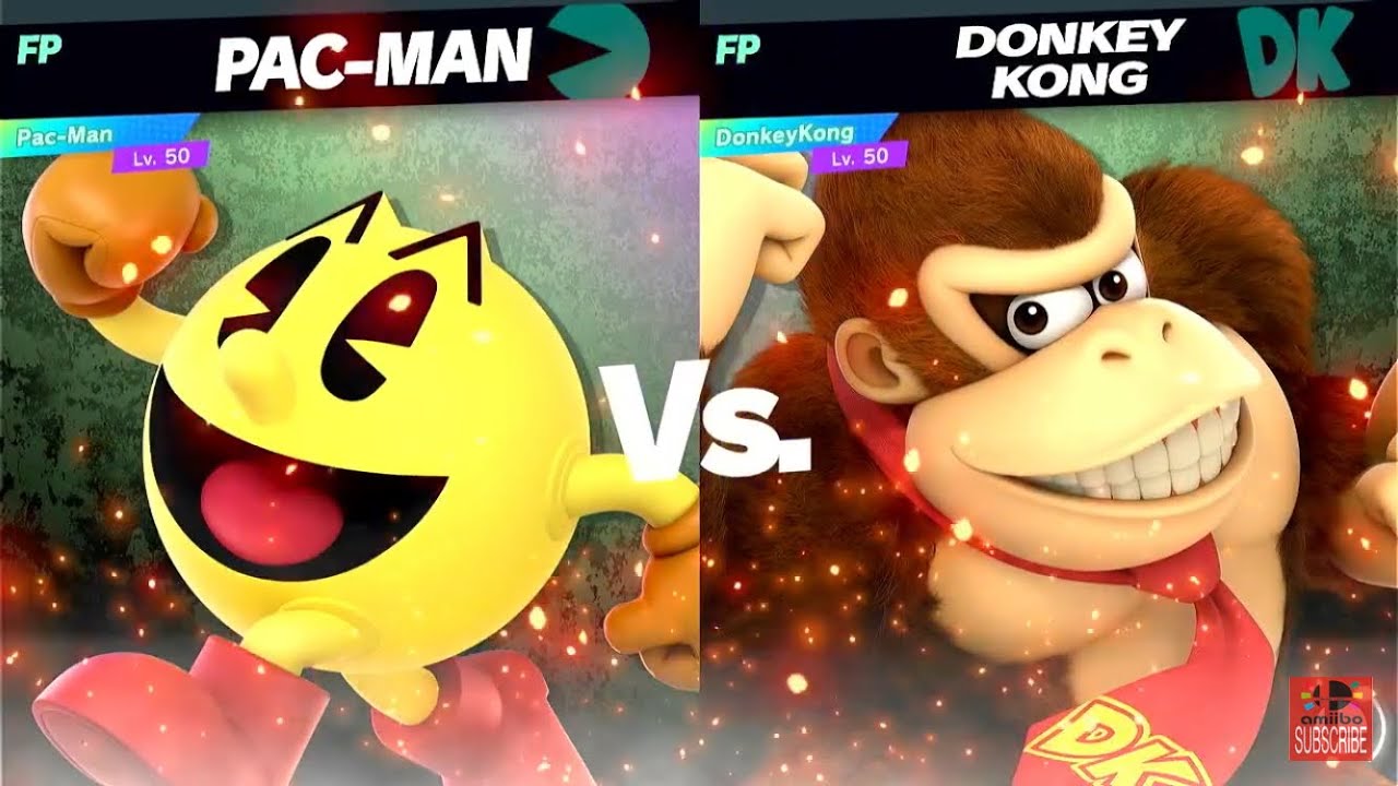 Super Smash Bros Ultimate Amiibo Fights Pac Man vs the World #2 vs Donkey Kong