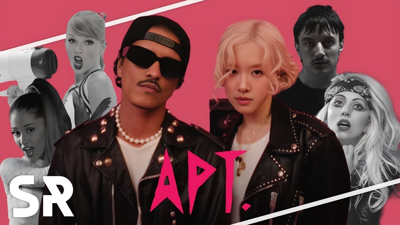 Rosé, Bruno Mars, Chappell Roan, Taylor Swift, Artemas, Ariana Grande, Lady Gaga - APT (Megamix)