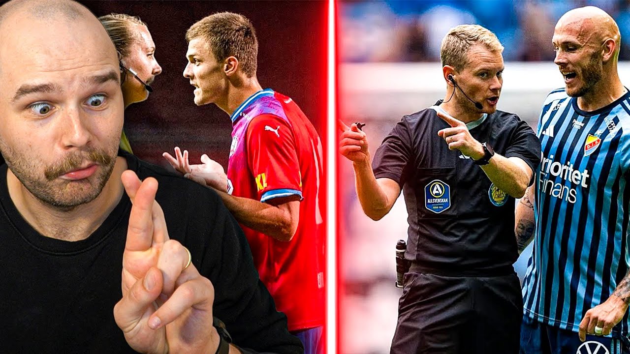 Reagerar på Riggade Domslut i Allsvenskan!!